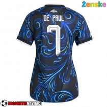 Ženske Nogometnih dresov Argentina Rodrigo De Paul #7 Gostujoči SP 2026 Kratki rokavi